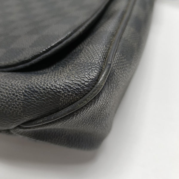 DISTRICT MM Damier Graphite Coated Canvas Gray
