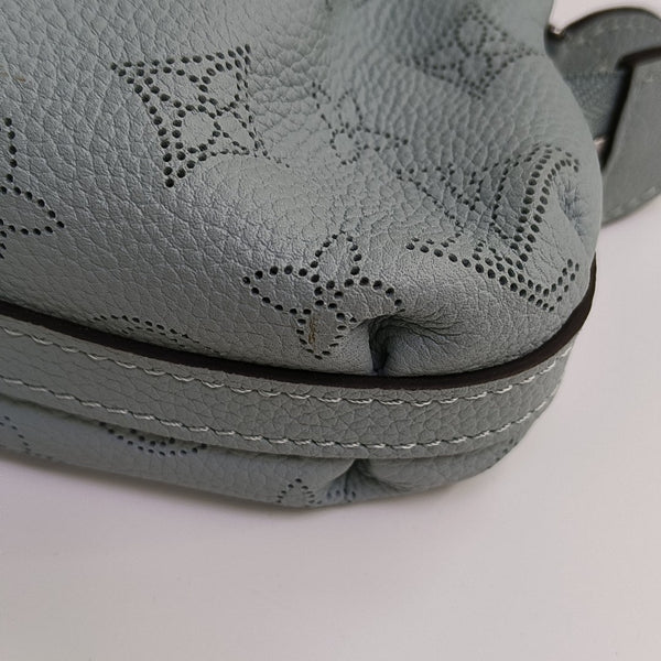 SCALA Mini Monogram Calfskin Blue