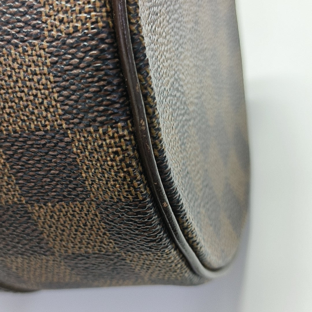 PAPILLON 26 Damier Ebene Coated Canvas Brown