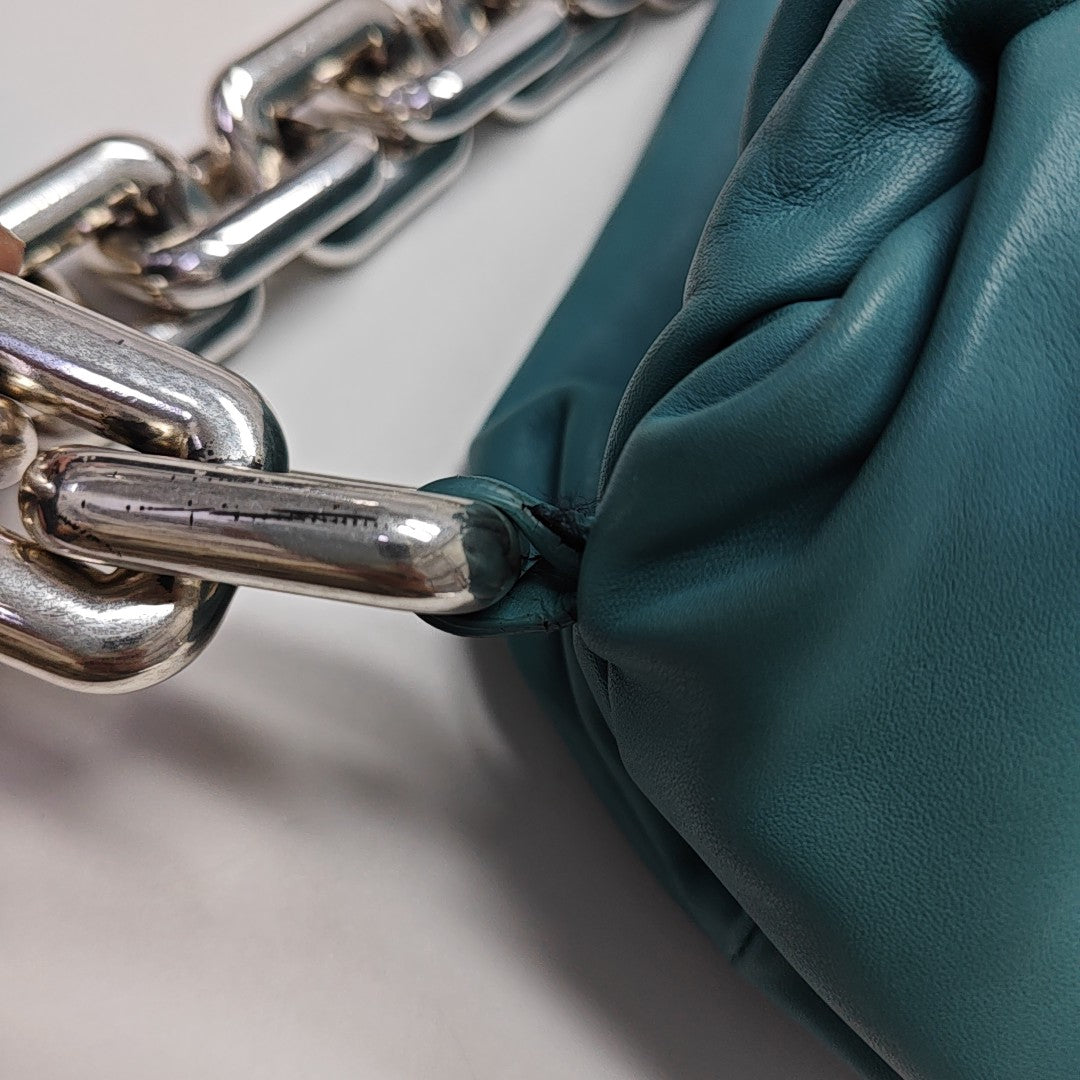 The Pouch Mini Calfskin Blue