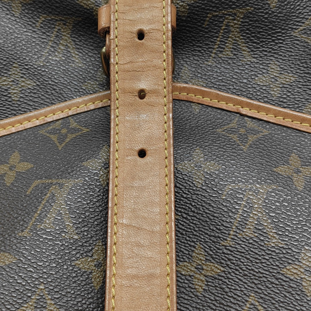 SAUMUR 35 Monogram Coated Canvas Brown