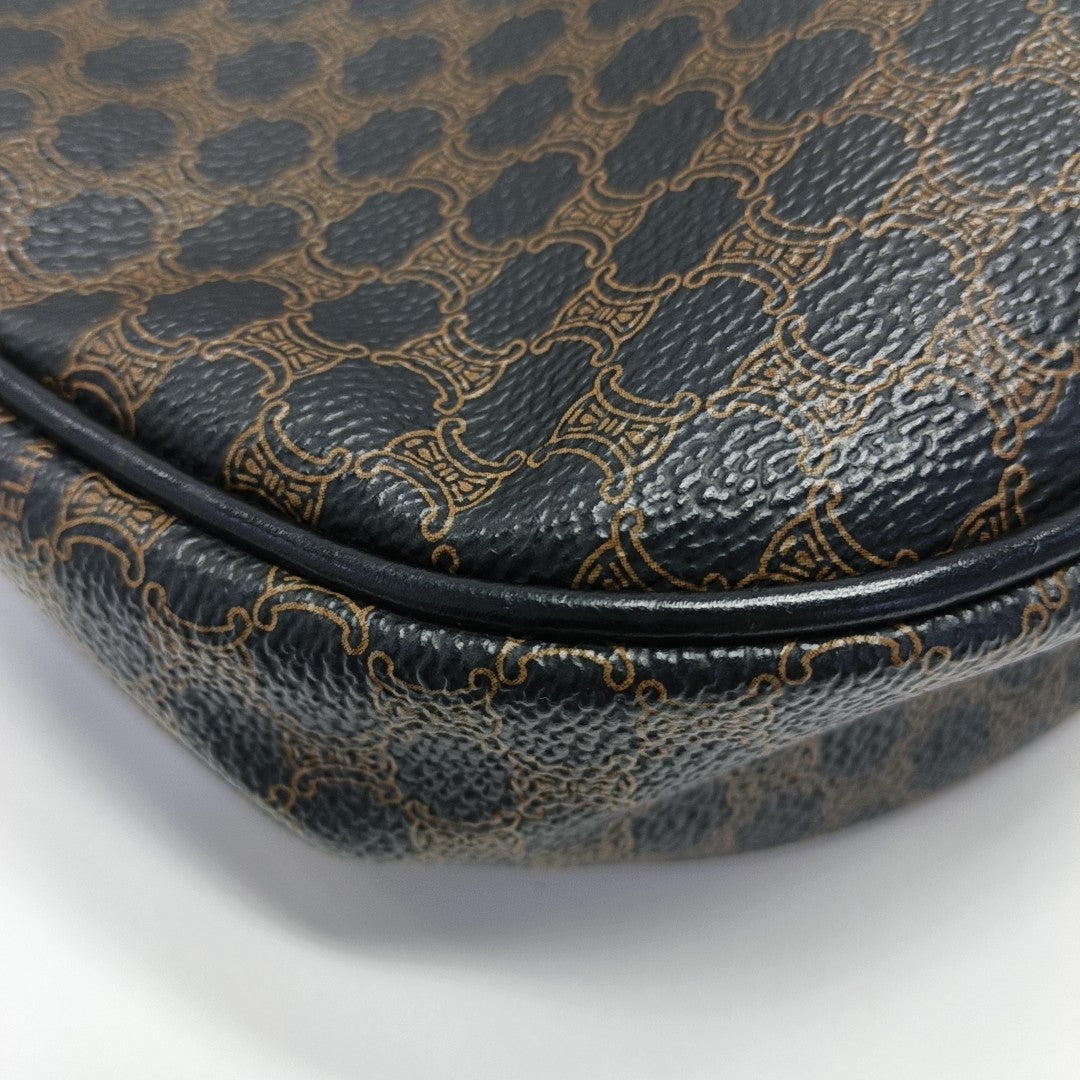 MACADAM TOP HANDLE COSMETIC BAGS Coated Canvas Black