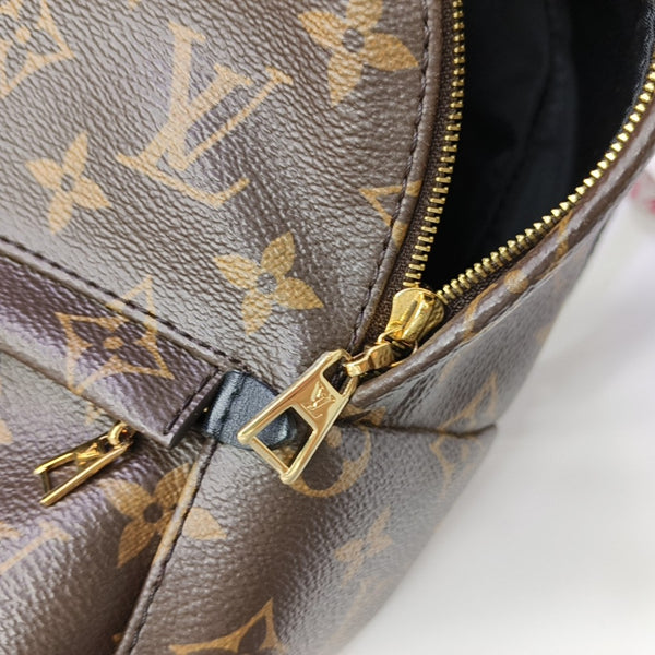PALM SPRINGS Mini Monogram Coated Canvas Brown