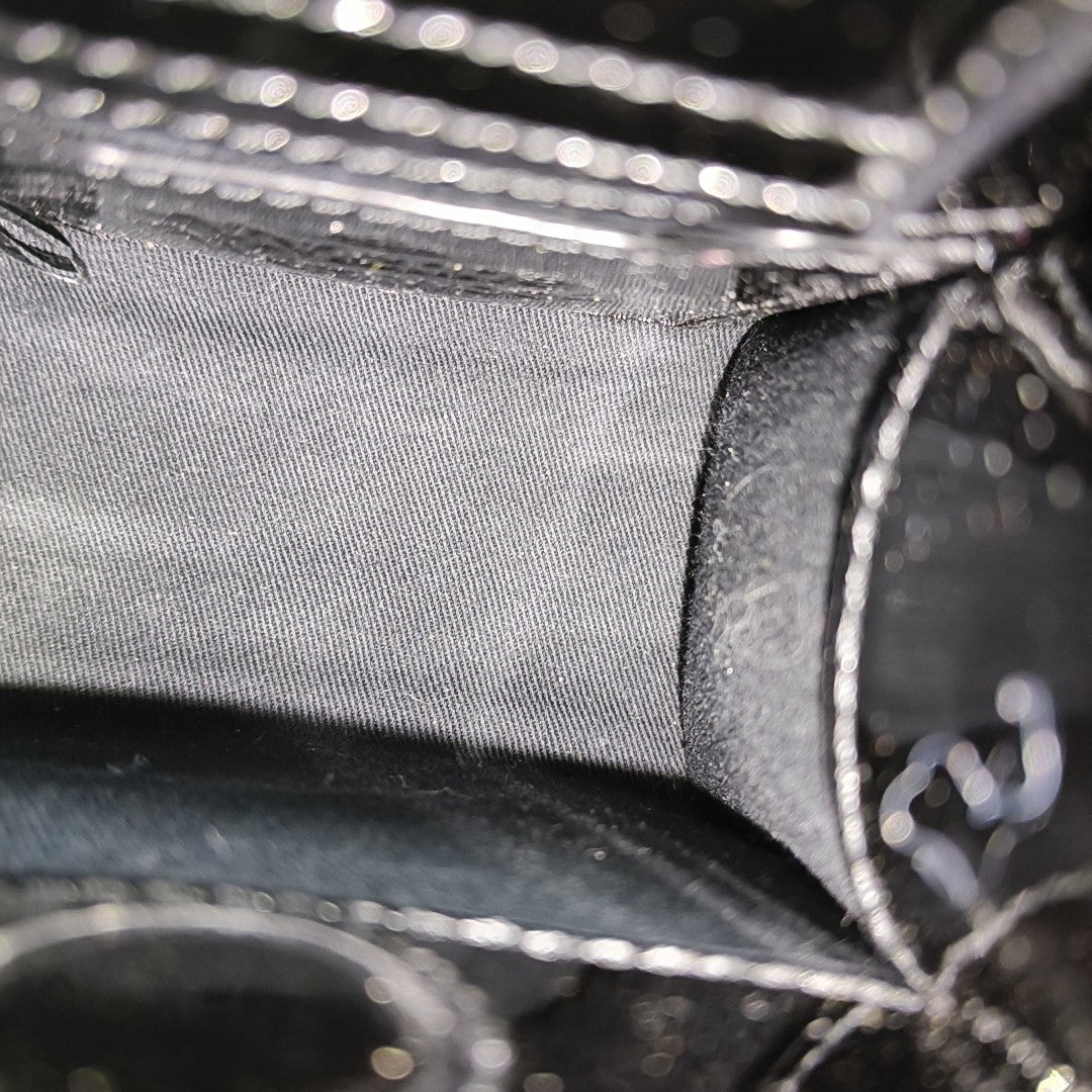 Leather Shoulder Bag Black