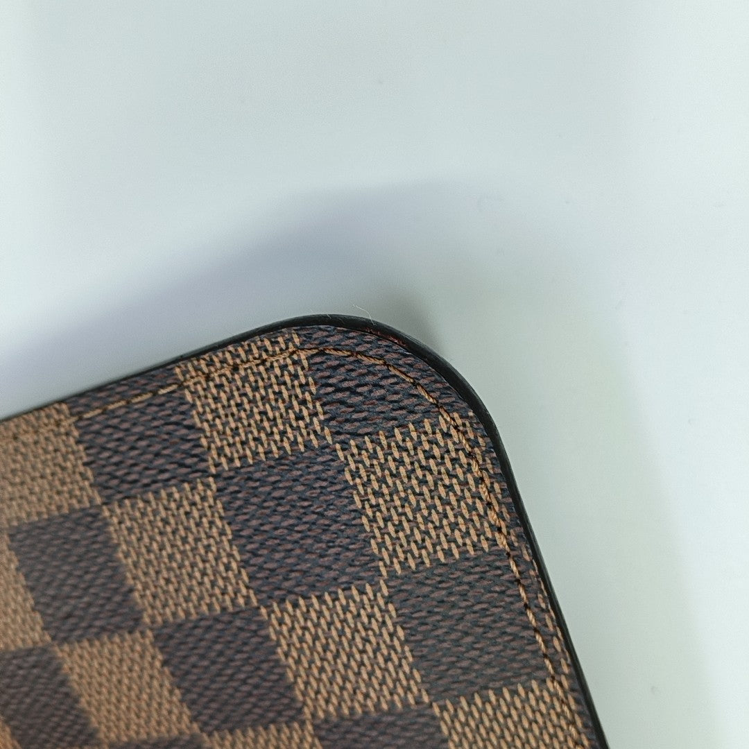 NEVERFULL MM Damier Ebene Coated Canvas Brown