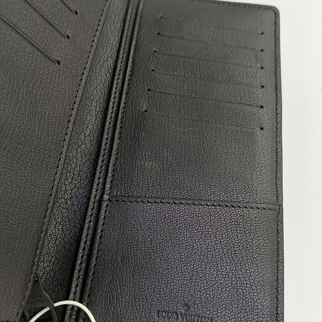 BRAZZA Ostrich Blue Wallet