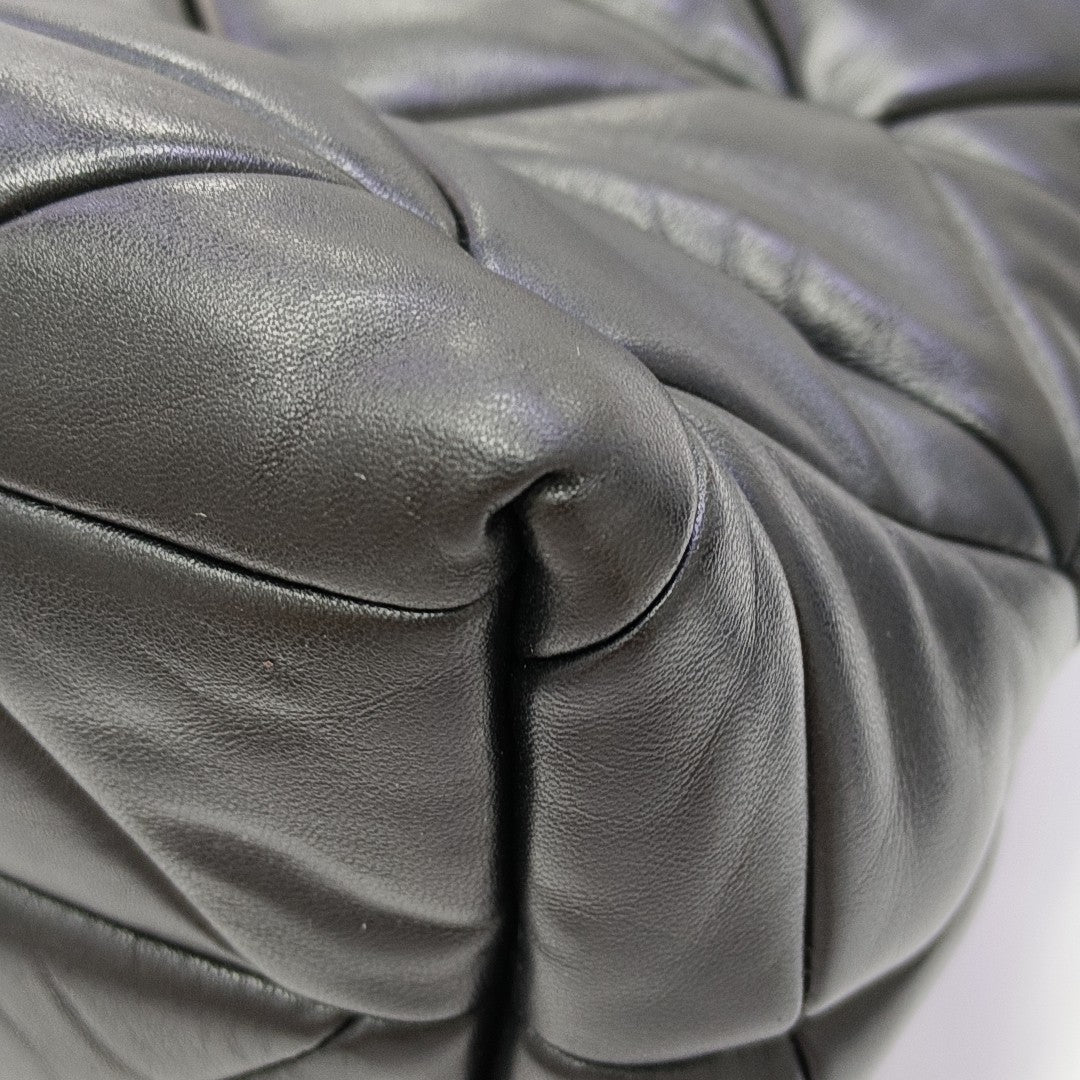 System Quilted Nylon Black