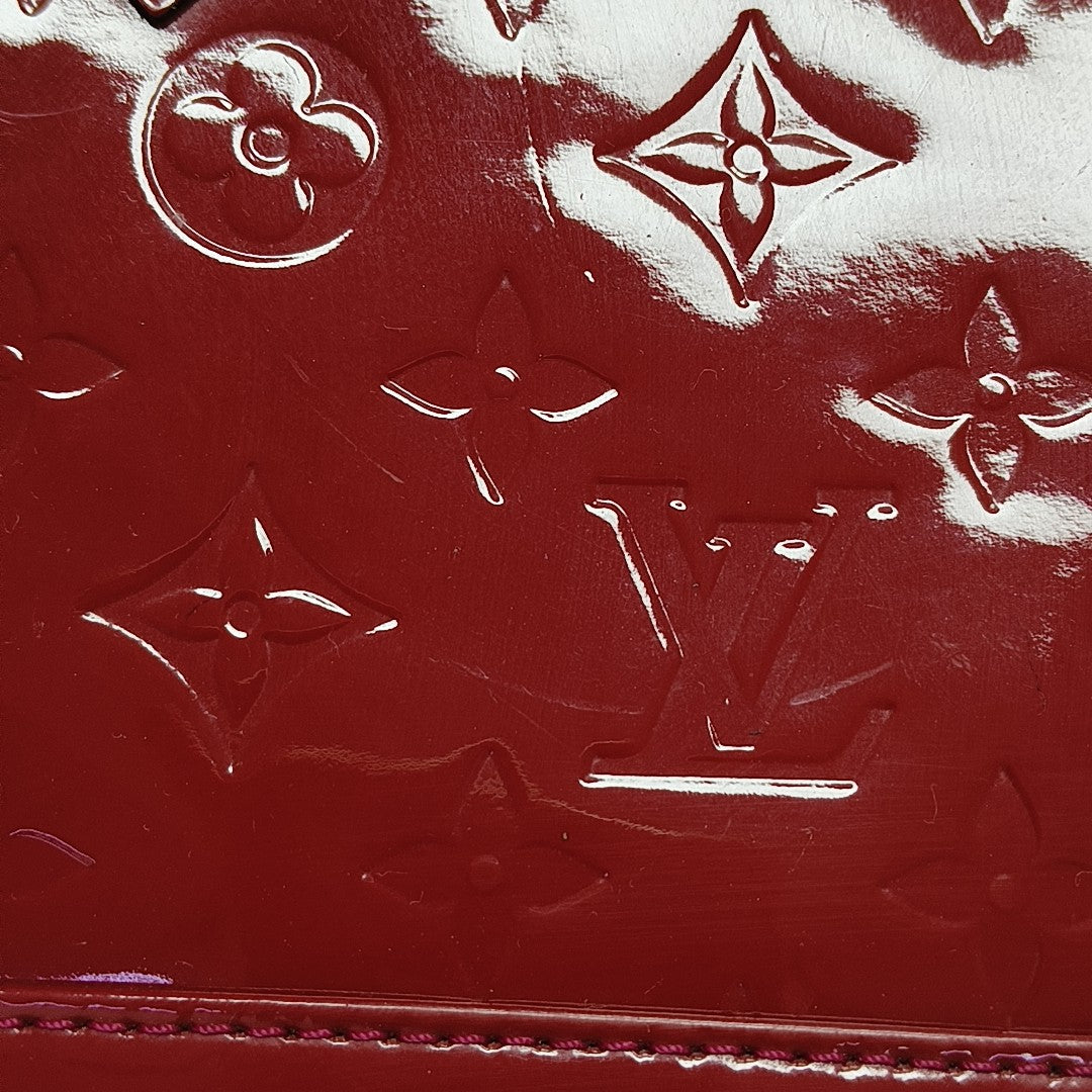 ALMA BB Monogram Patent Leather Red
