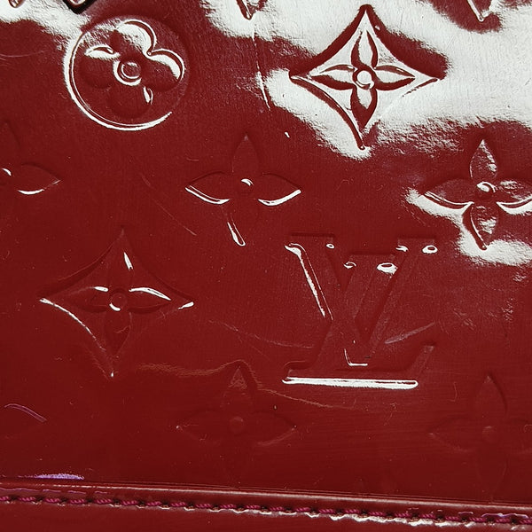 ALMA BB Monogram Patent Leather Red