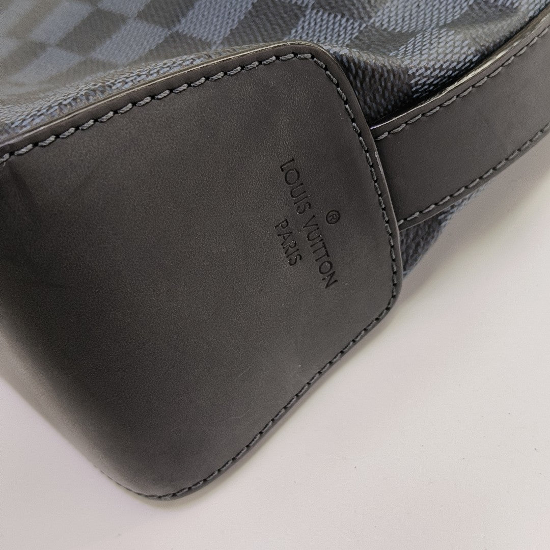 GREENWICH Damier Coated Canvas Blue