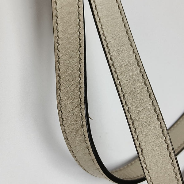 Padlock Small Monogram Coated Canvas Beige