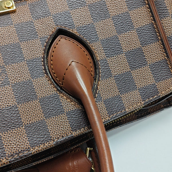 ASCOT Damier Ebene Coated Canvas Brown