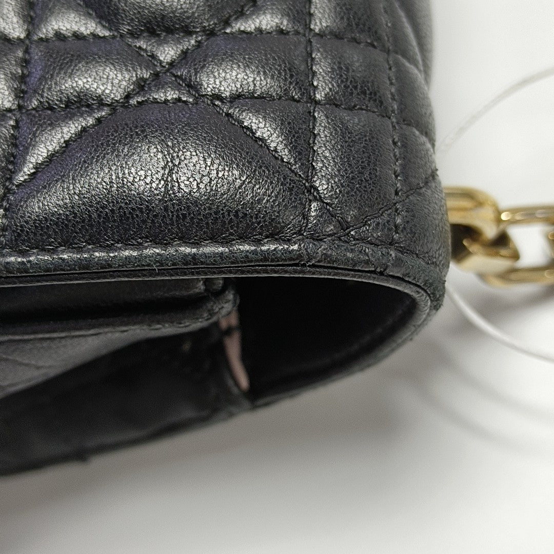 Miss Dior Cannage Lambskin Black