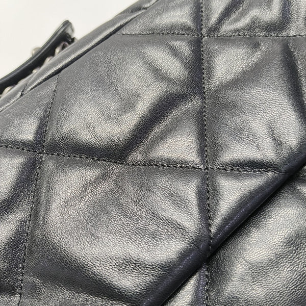 CHANEL 19 Small Quilted Lambskin Black