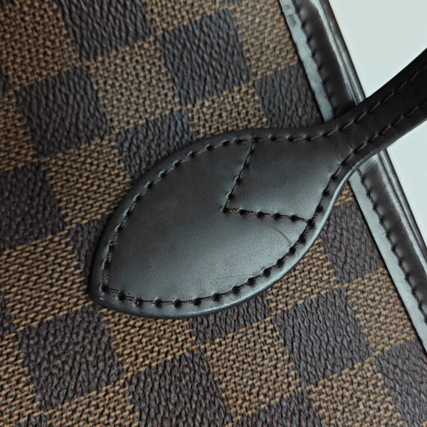 NEVERFULL MM Damier Ebene Coated Canvas Brown
