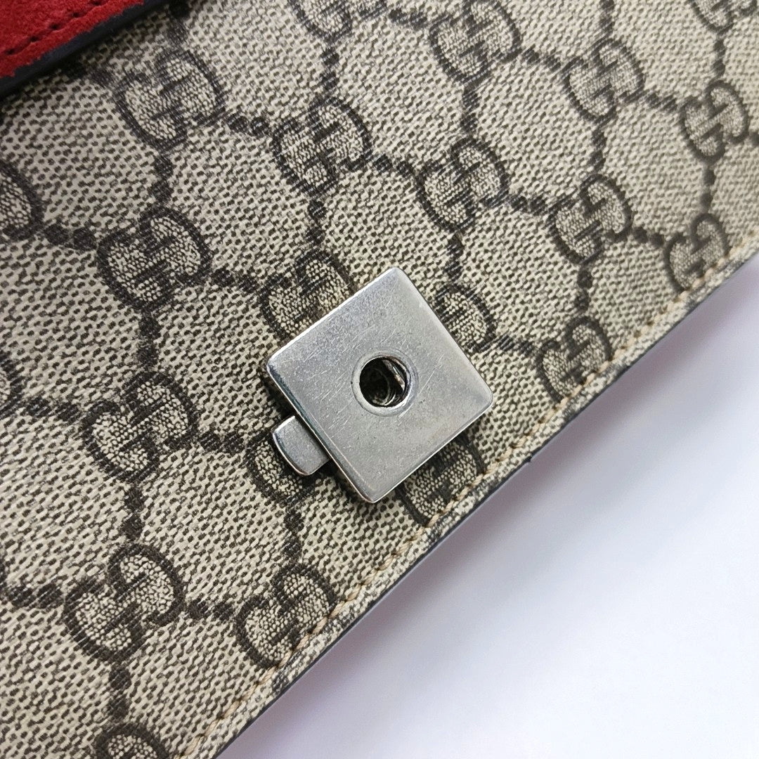 Authenticated pre-owned  Dionysus Small Monogram Coated Canvas Beige - Shoulder Bag at Looply