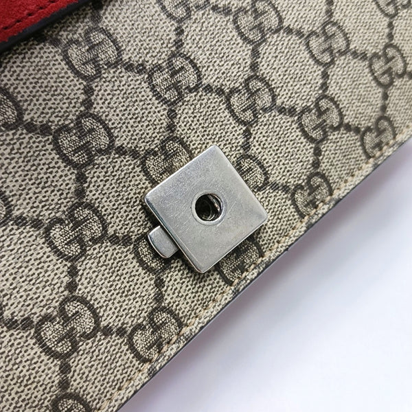 Authenticated pre-owned  Dionysus Small Monogram Coated Canvas Beige - Shoulder Bag at Looply