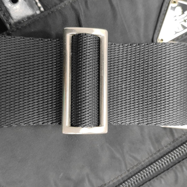 Nylon Shoulder Bag Black