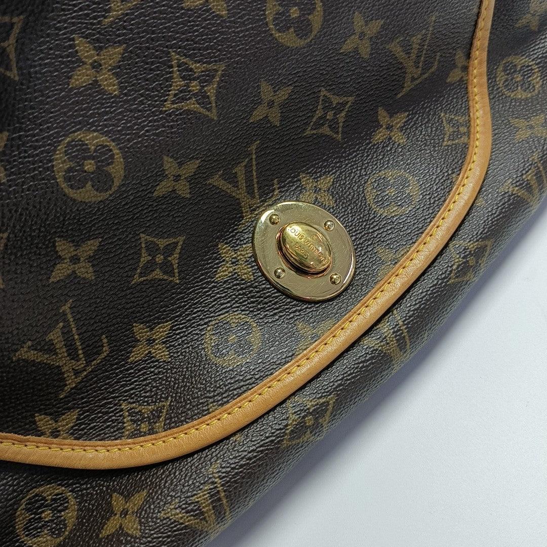 TULUM PM Monogram Coated Canvas Brown