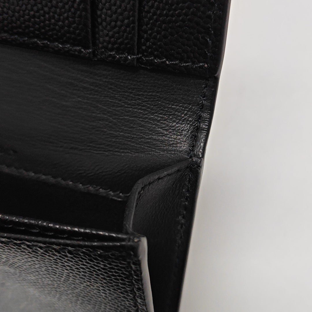 Calfskin Card Holder Black