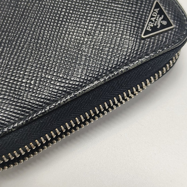 Saffiano Calfskin Wallet Black