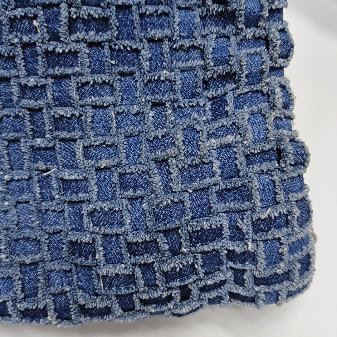 CHANEL 22 Mini Fabric Blue