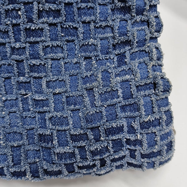 CHANEL 22 Mini Fabric Blue