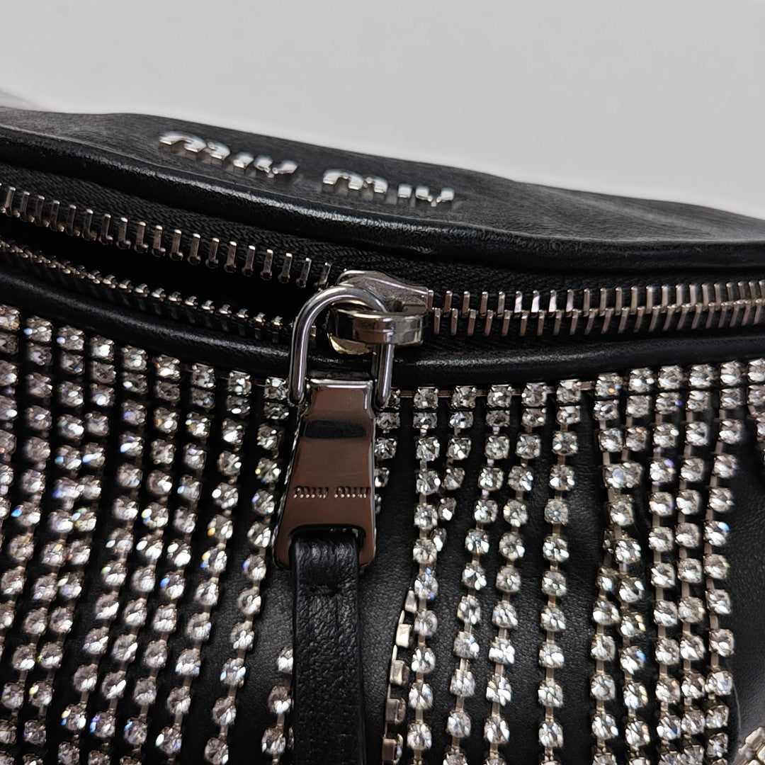 Fringed Lambskin Black