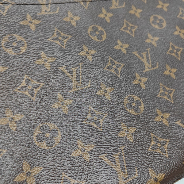 Lucky Trunk Monogram Coated Canvas Brown