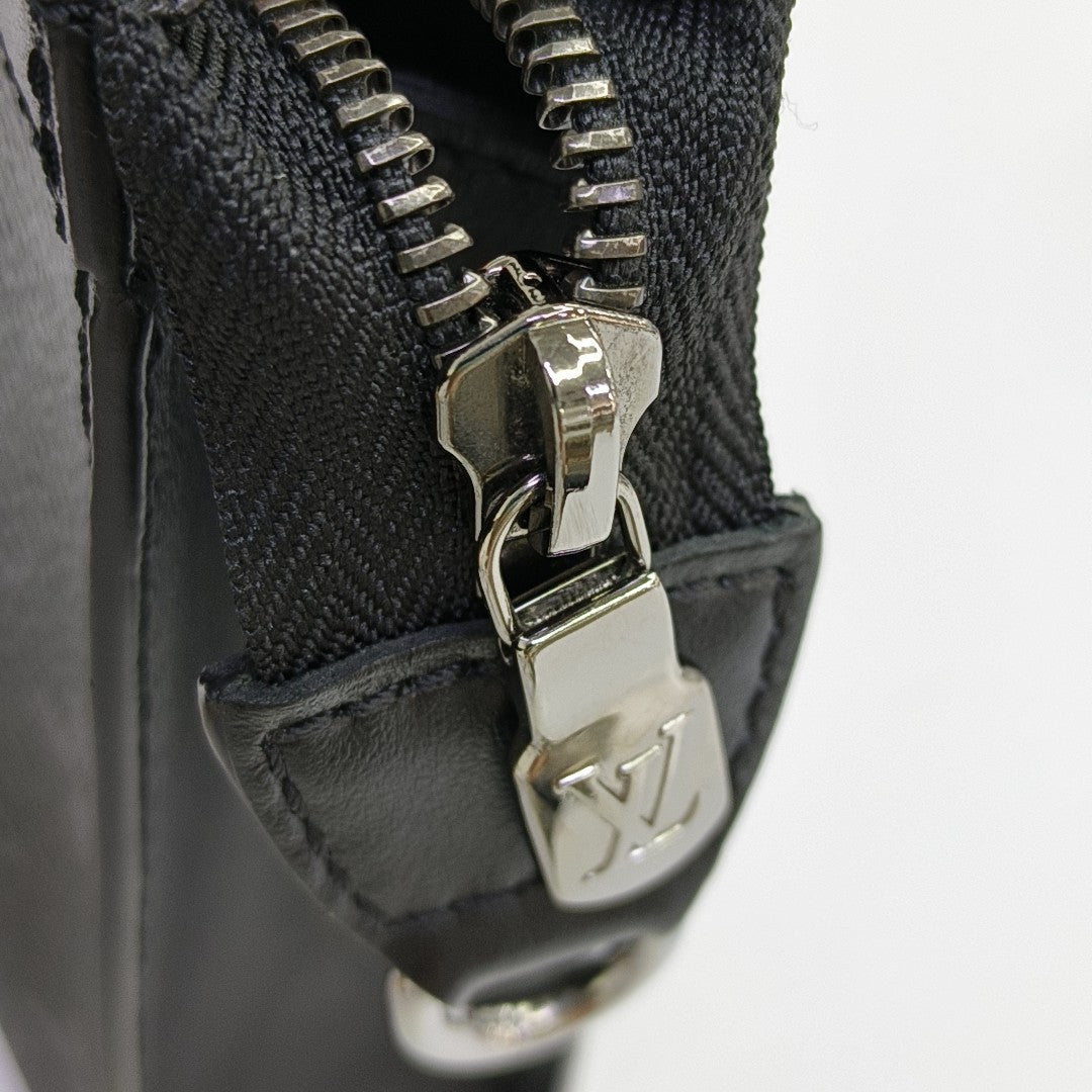 GASTON Monogram Coated Canvas Gray