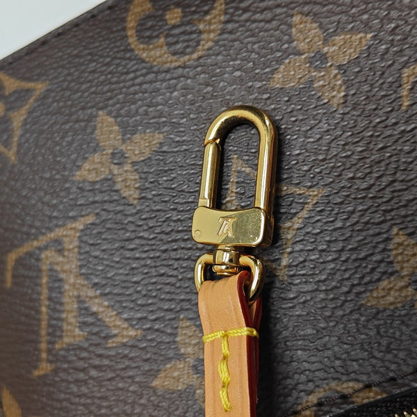 ALL IN Monogram Coated Canvas Brown