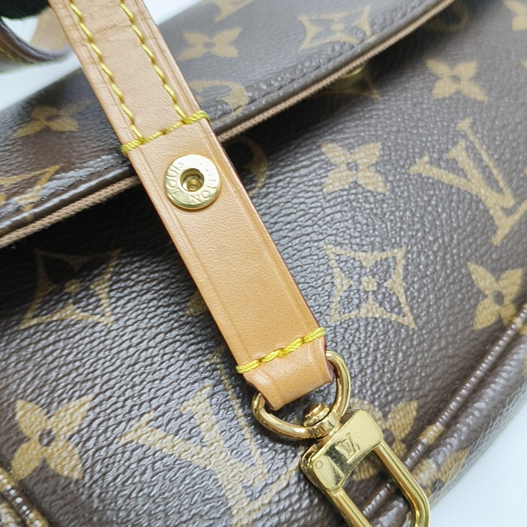 IVY Monogram Coated Canvas Brown