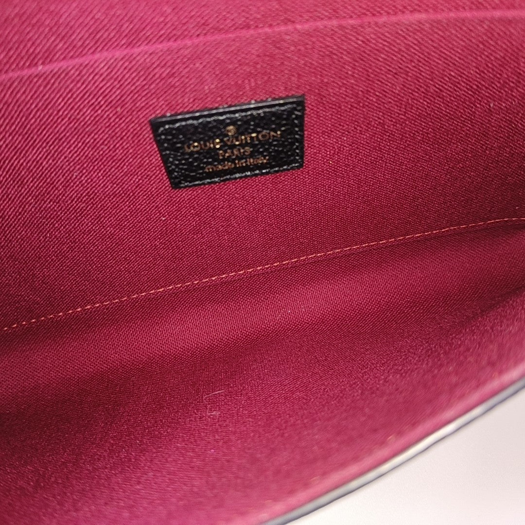 FÉLICIE Monogram Calfskin Black