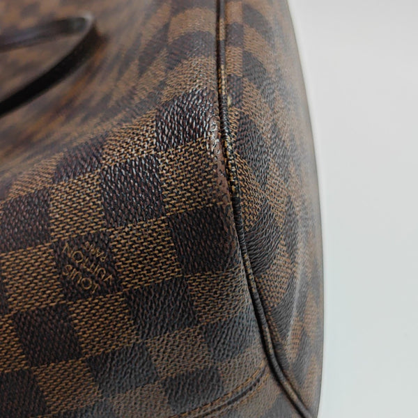 NEVERFULL MM Damier Ebene Coated Canvas Brown