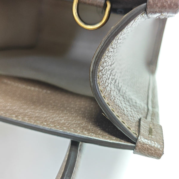 Retro Mini Monogram Coated Canvas Beige
