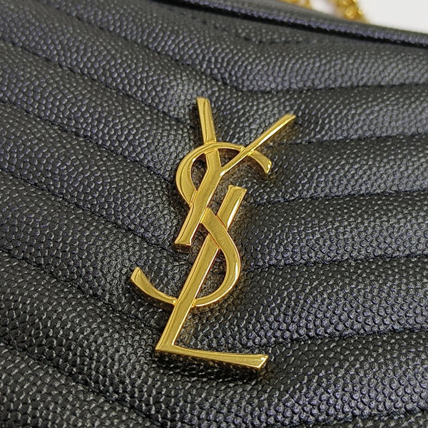 LOU Quilted Calfskin Black
