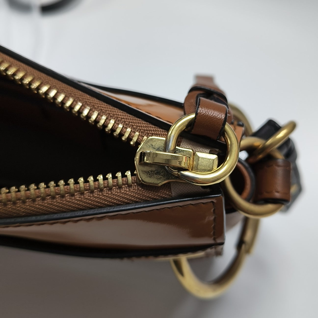 Roy Patent Leather Brown