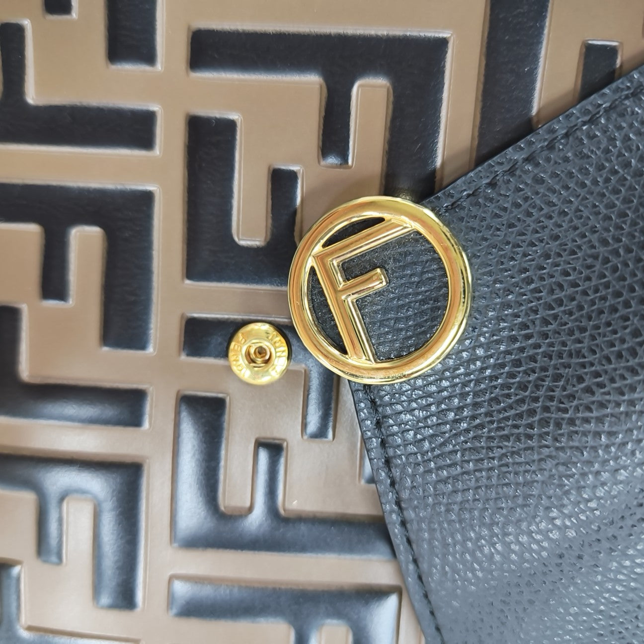 Calfskin Clutch Medium Brown