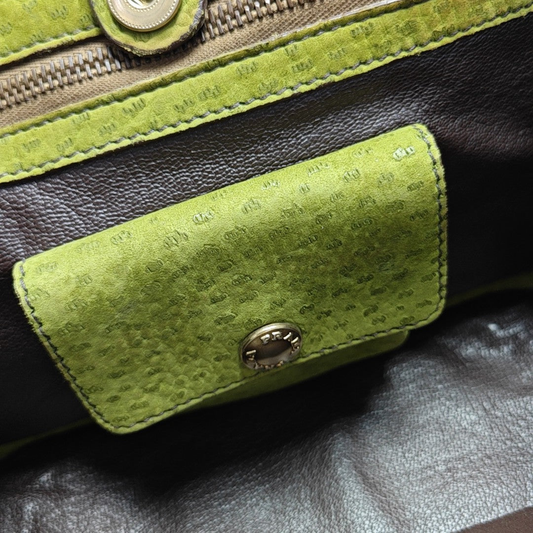 Canvas Top Handle Bag Multicolor