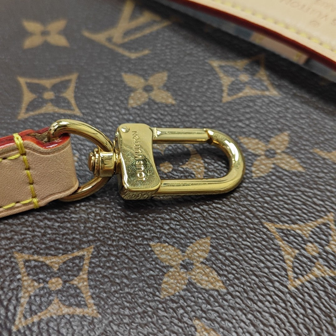 SAUMUR BB Monogram Coated Canvas Brown