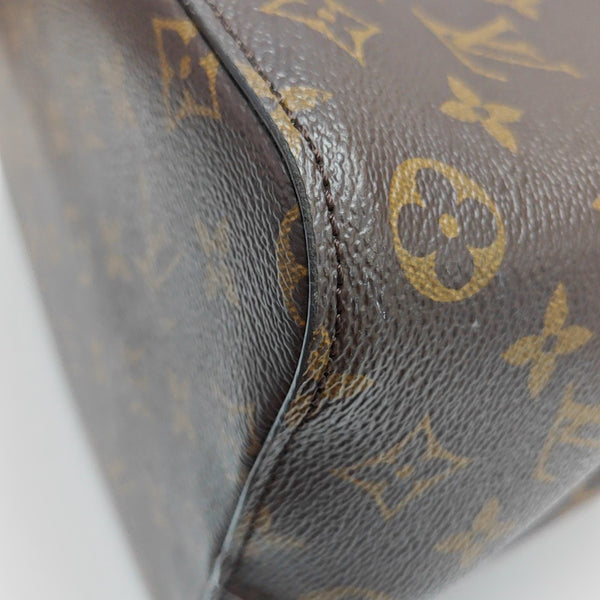 NÉONOÉ MM Monogram Coated Canvas Brown