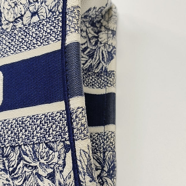 Book Tote Medium Canvas Blue