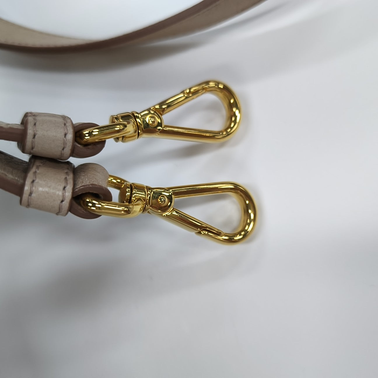 Calfskin Shoulder Bag Beige