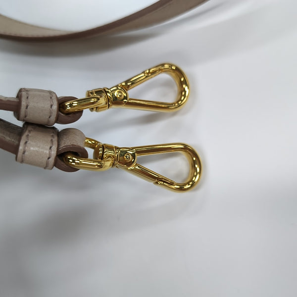 Calfskin Shoulder Bag Beige