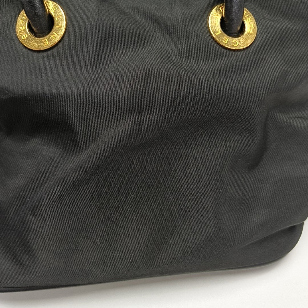 Nylon Tote Bag Black