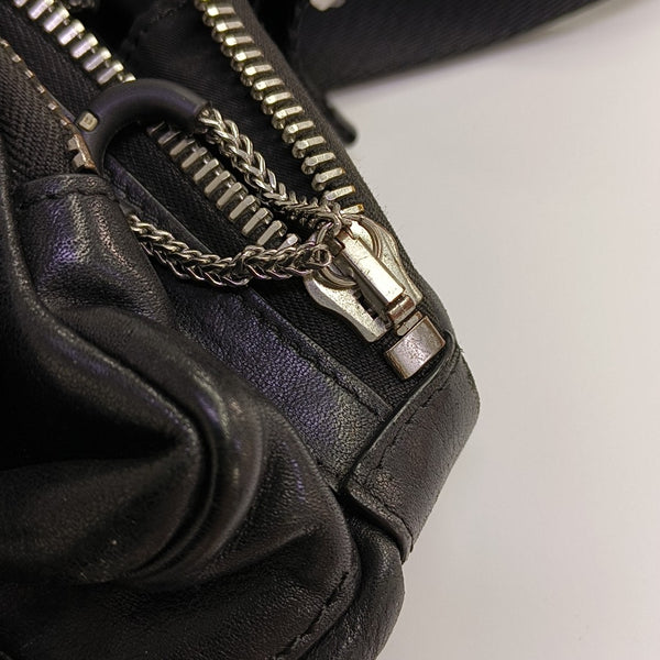 Calfskin Shoulder Bag Black