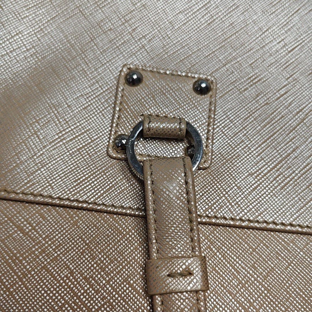 Calfskin Top Handle Bag Pink