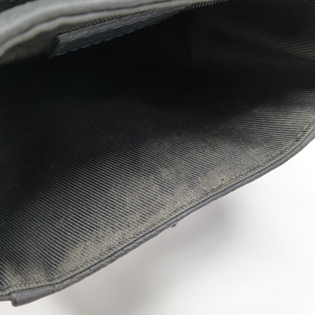 Calfskin Shoulder Bag Black