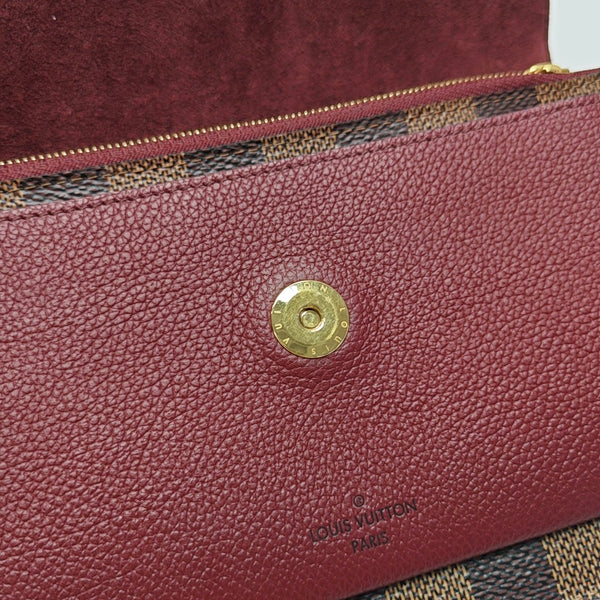VAVIN Damier Ebene Coated Canvas Brown