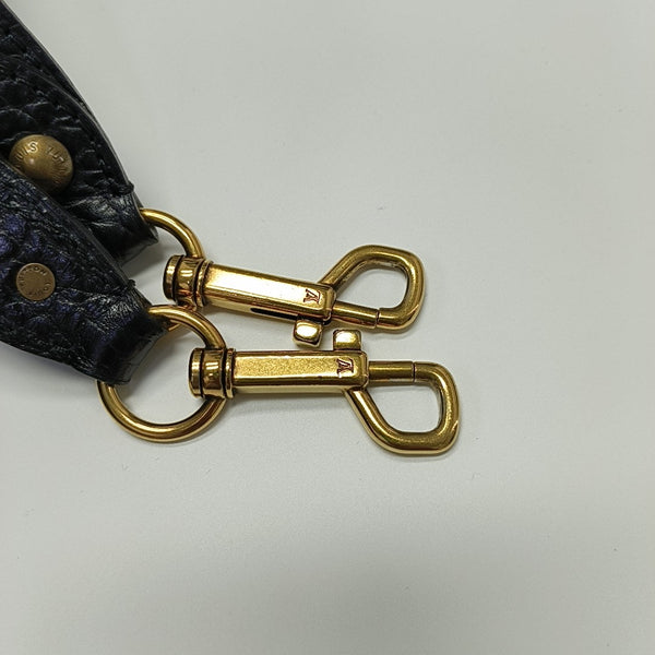 NEO CABBY Monogram Denim Black